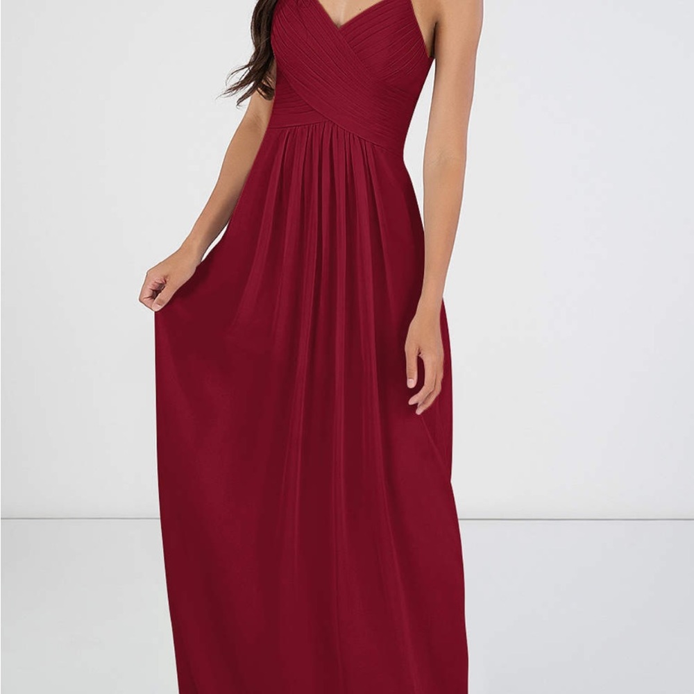 Red Azazie Haleigh Bridesmaid Dress